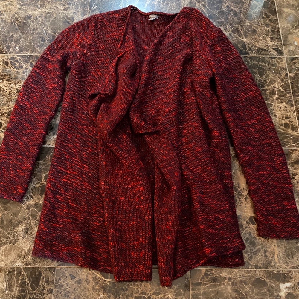 American Eagle Red Cardigan